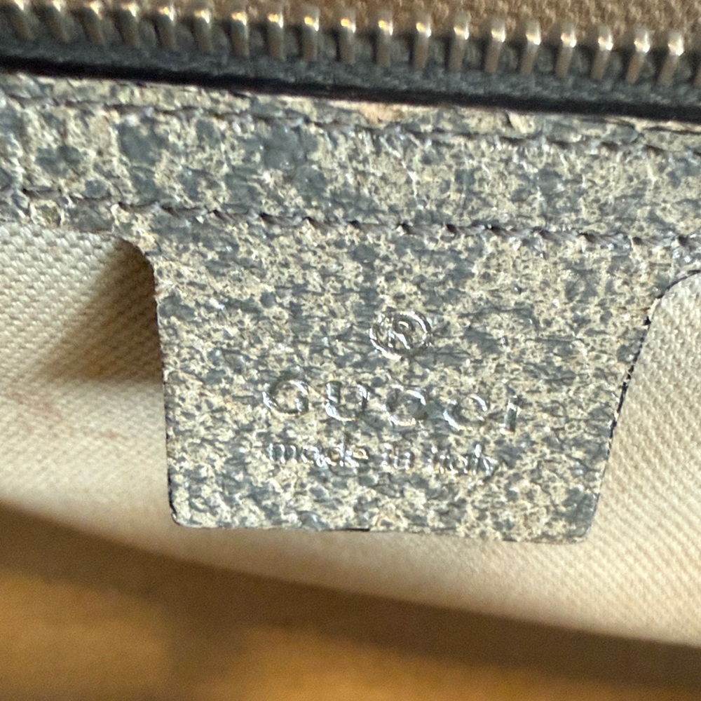 Gucci Gray Handbag with Bamboo Handle - Picture 9 of 10